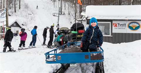 Instagram-bilde fra Tveit Skisenter